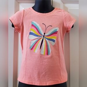 2/$10 - Toddler Girl's Butterfly Graphic Tee